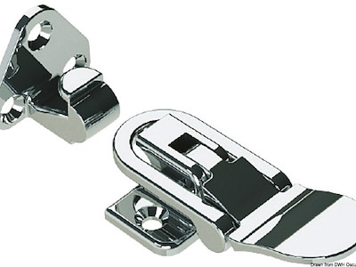 Chiusura cofano a leva a 90° 