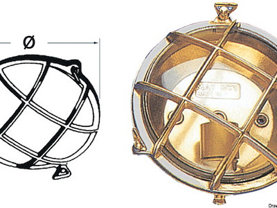 Lampada tartaruga tonda 215 mm 