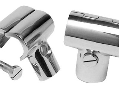 Raccordo a T per pulpito, apribile a cerniera