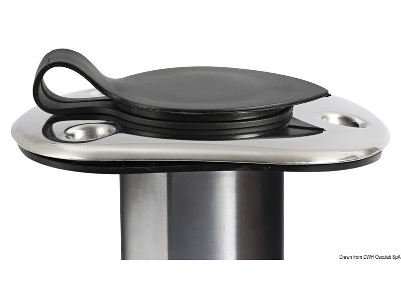 Portacanna da incasso a flangia trapezioidale