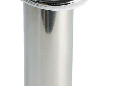 Portacanna inox da incasso con chiusura stagna