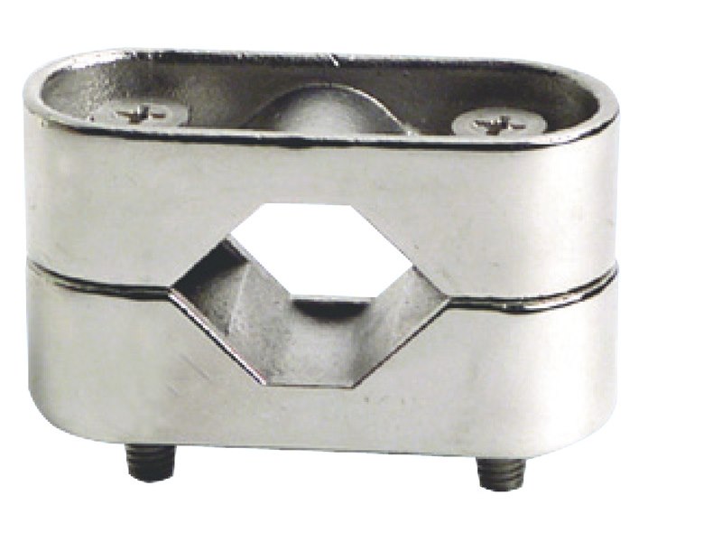 Morsetto in acciaio inox AISI 316 lucidato a specchio