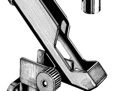 Portacanna orientabile in nylon