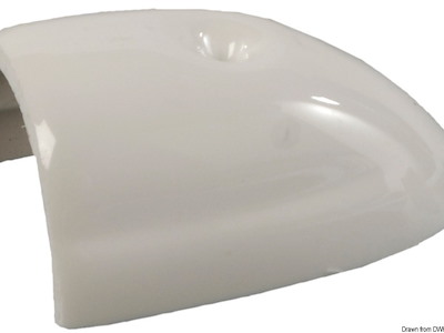 Profilo parabordo in materiale plastico rigido duralene con inserto in PVC flessibile