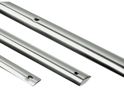 Mezzo tondo in acciaio inox AISI 316 lucidato a specchio