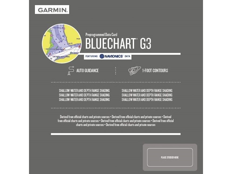 CARTOGRAFIA GARMIN BlueChart® g3 HD