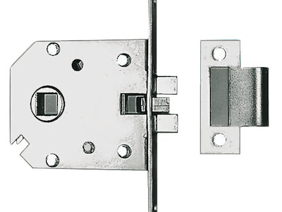 Serratura antivibrante reversibile (DX-SX) ad incasso