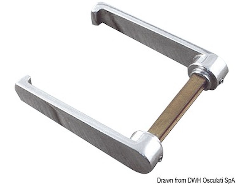 Serratura inox per porte scorrevoli 