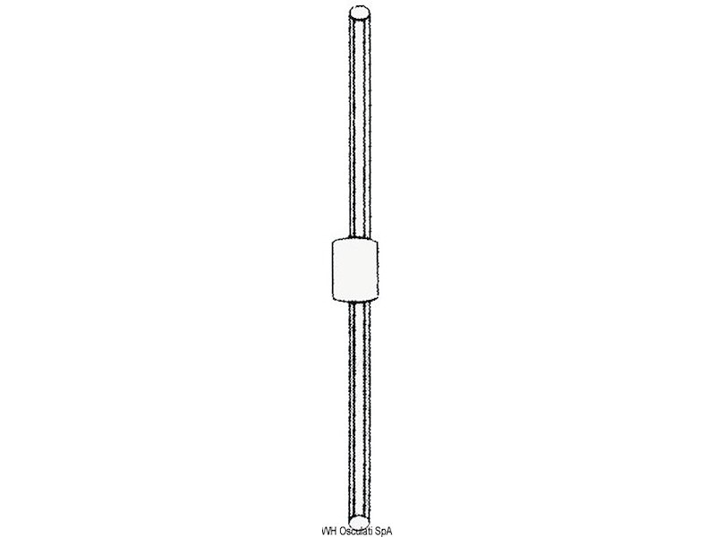 Timone in acciaio inox lucidato a specchio