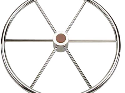 Timone in acciaio inox lucidato a specchio