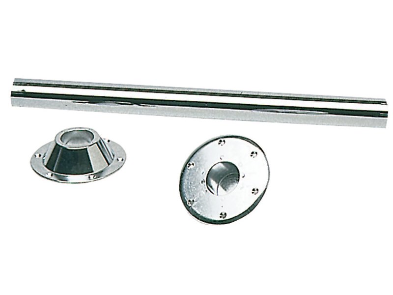 Gamba tavolo in acciaio inox