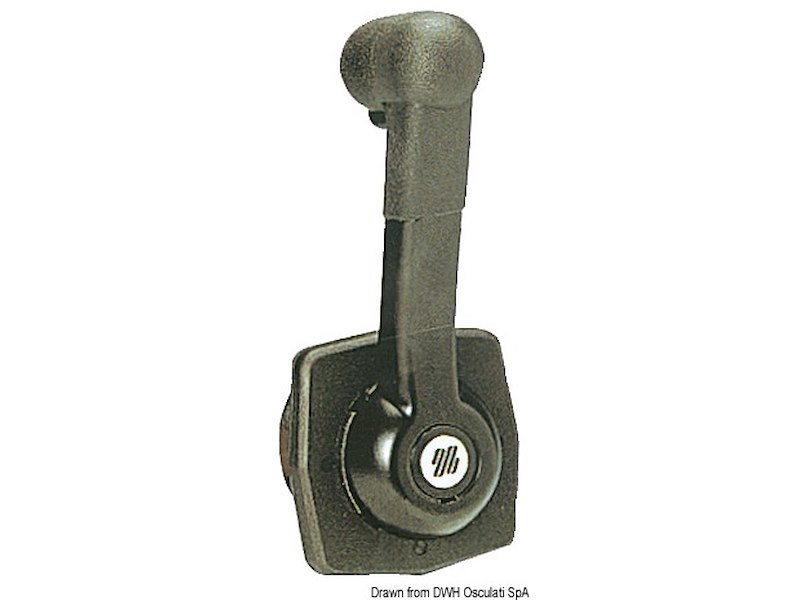 Comando monoleva ad incasso per montaggio a parete