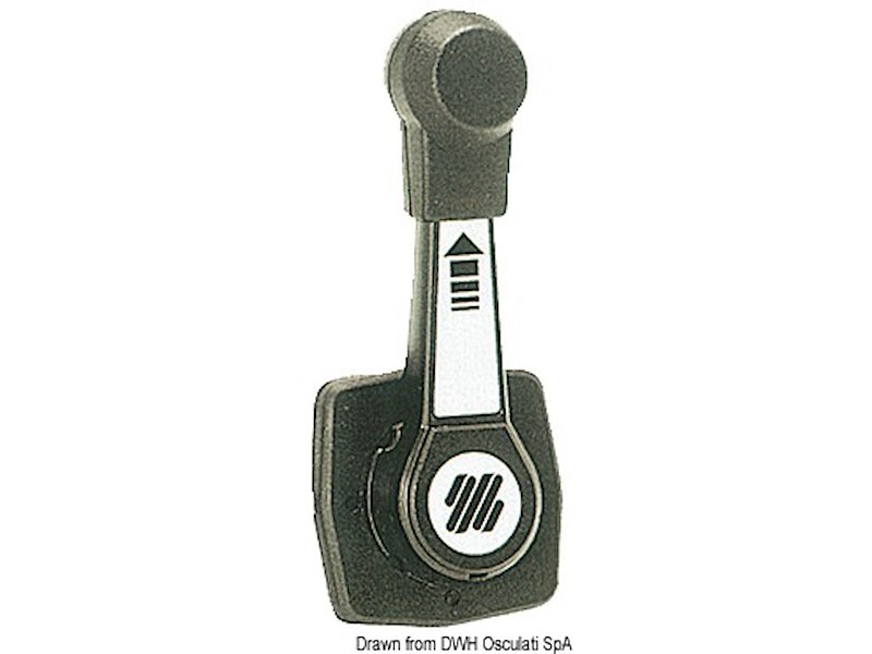 Comando monoleva ad incasso per montaggio a parete