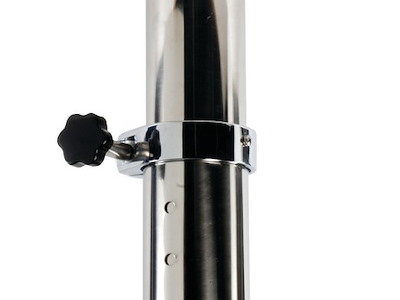 Piede girevole telescopico inox 540/720 mm 