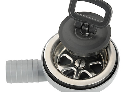 Piletta con scarico laterale a 90°