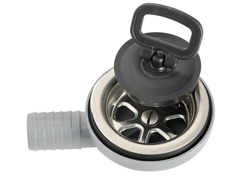 Piletta con scarico laterale a 90°