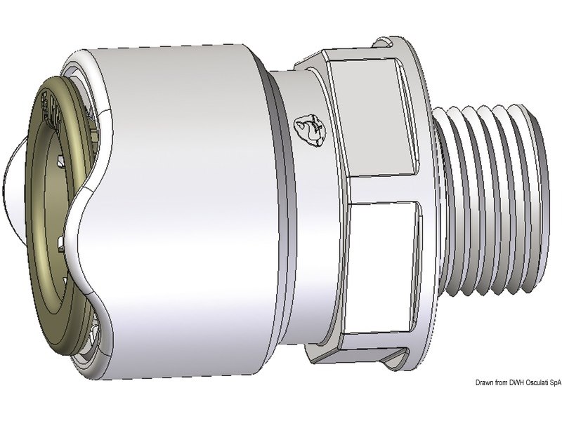 Adattatore 3/8" BSP Whale 