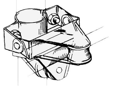 Bozzello per candelieri Sea Sure 12 mm 