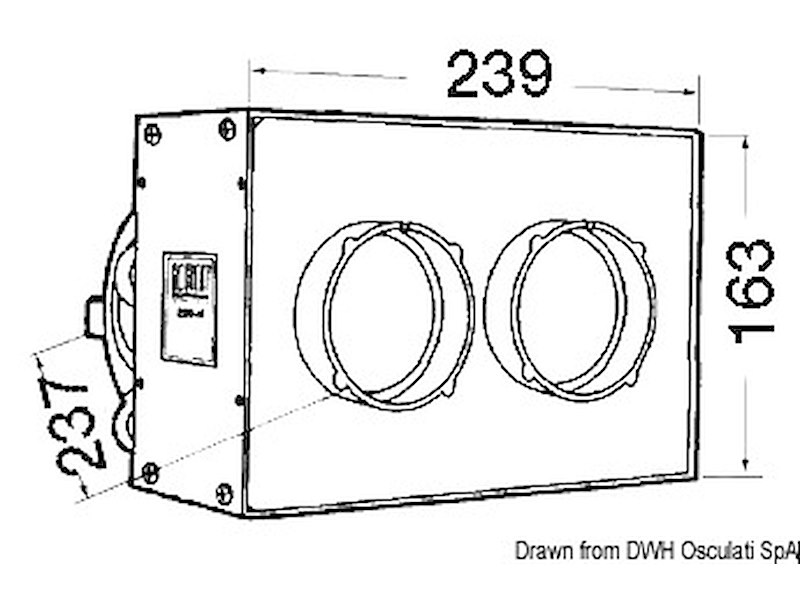 Riscaldatore centralizzato 28000 BTU 12 V  