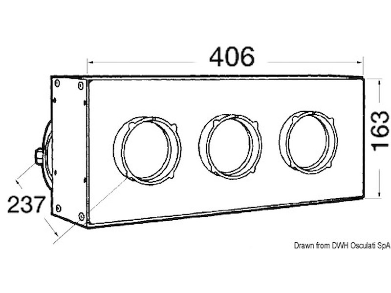 Riscaldatore centralizzato HEATER CRAFT a tre uscite