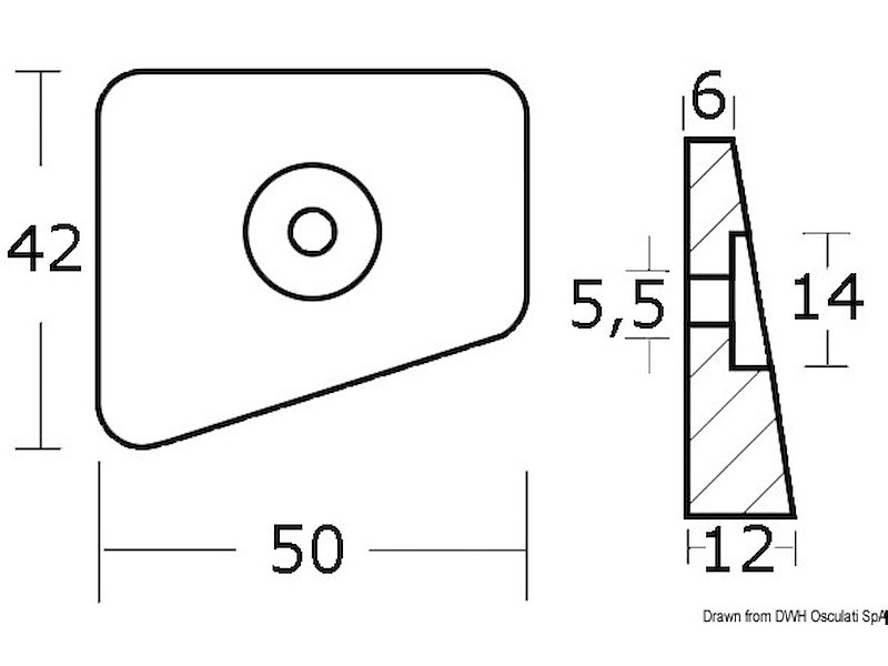 Anodo Johnson/Evinrude 20/25/35 HP 