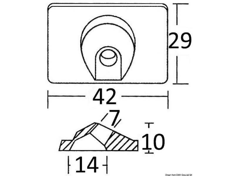 Anodo FB Mercury/Mariner 6/15 HP 