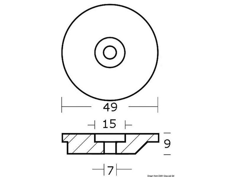 Anodo Suzuki 9,9-15 HP 