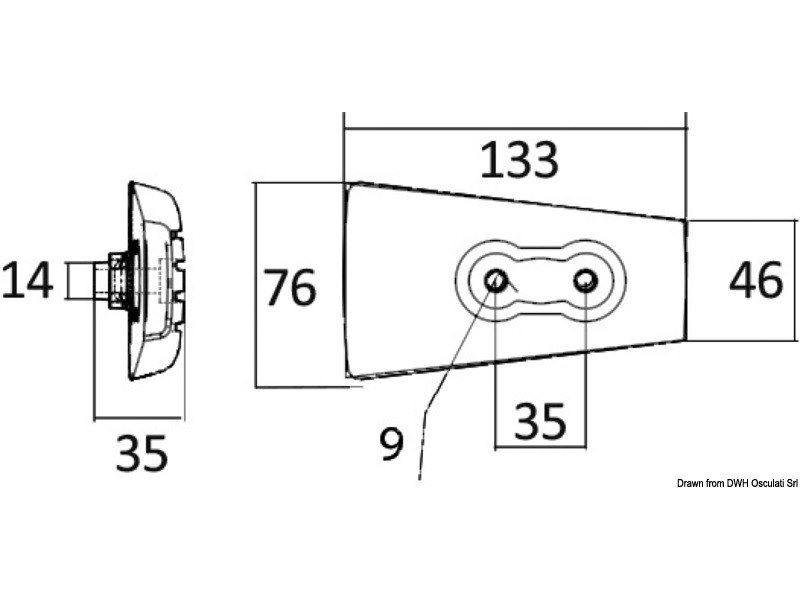 Anodo per Volvo Penta serie DP