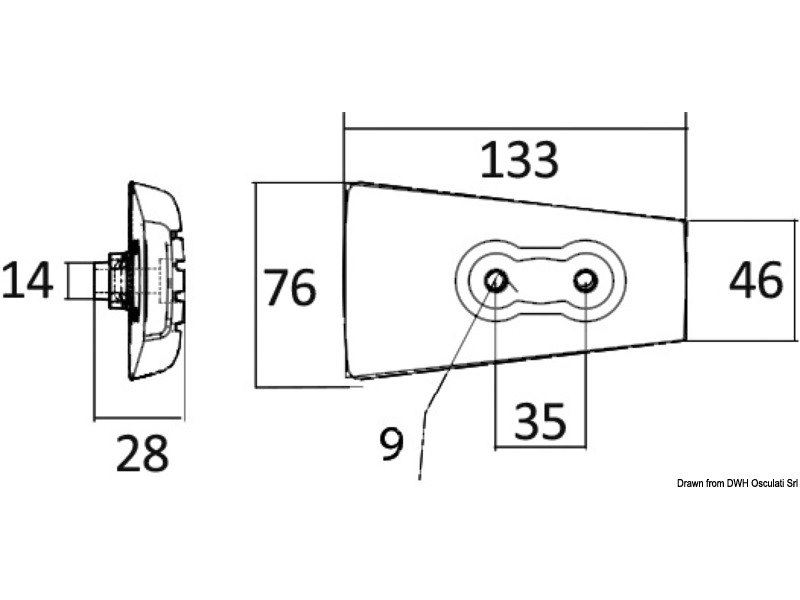 Anodo per Volvo Penta serie DP
