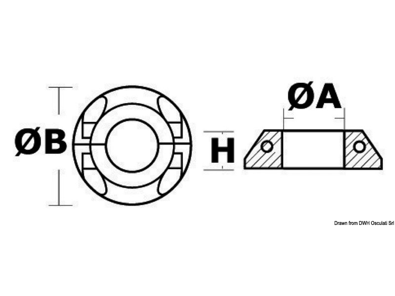 Anello per Volvo SailDrive 