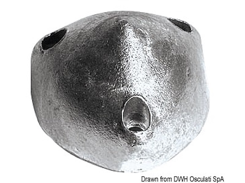 Anodo a cono in zinco compatibile con eliche Max-Prop