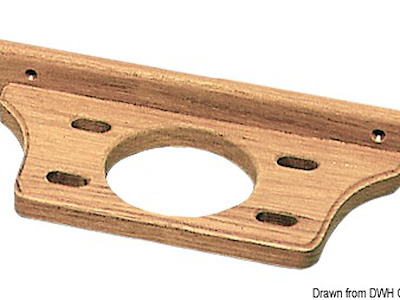 Porta bicchiere teak 206x89x37 mm 