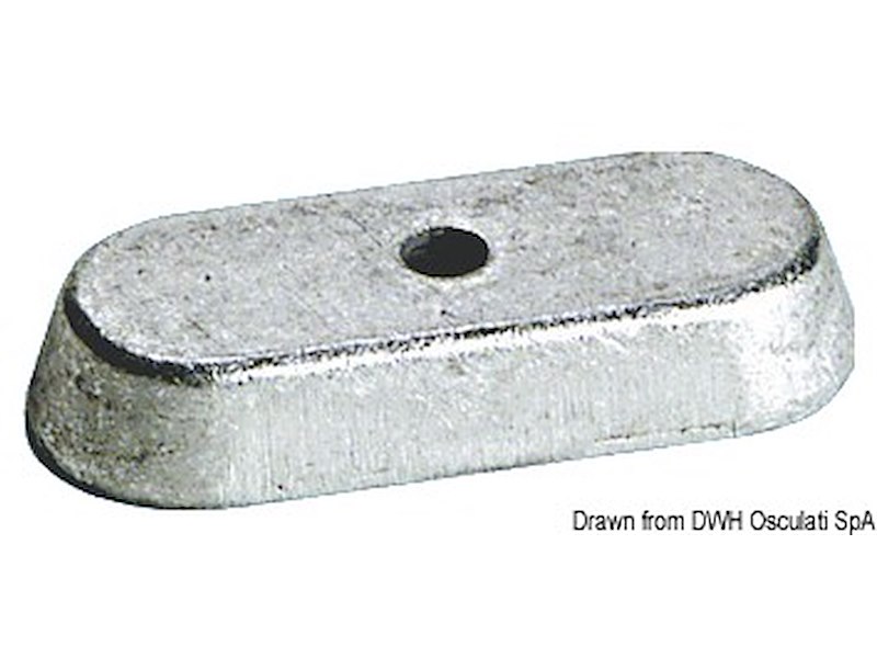 Anodo piede per Selva 6/8/9,9 HP 4 tempi