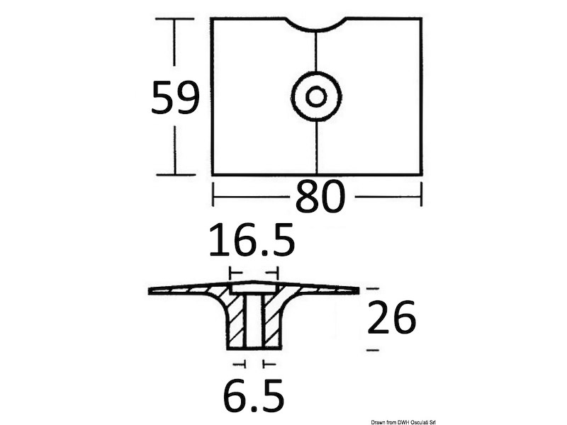 Anodo 8/30 HP per Selva