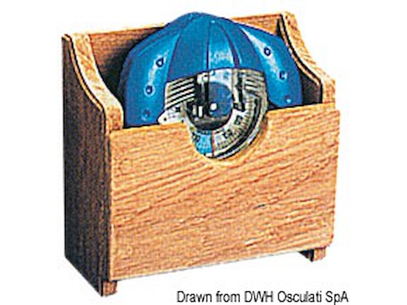 Porta bussola piccolo teak 