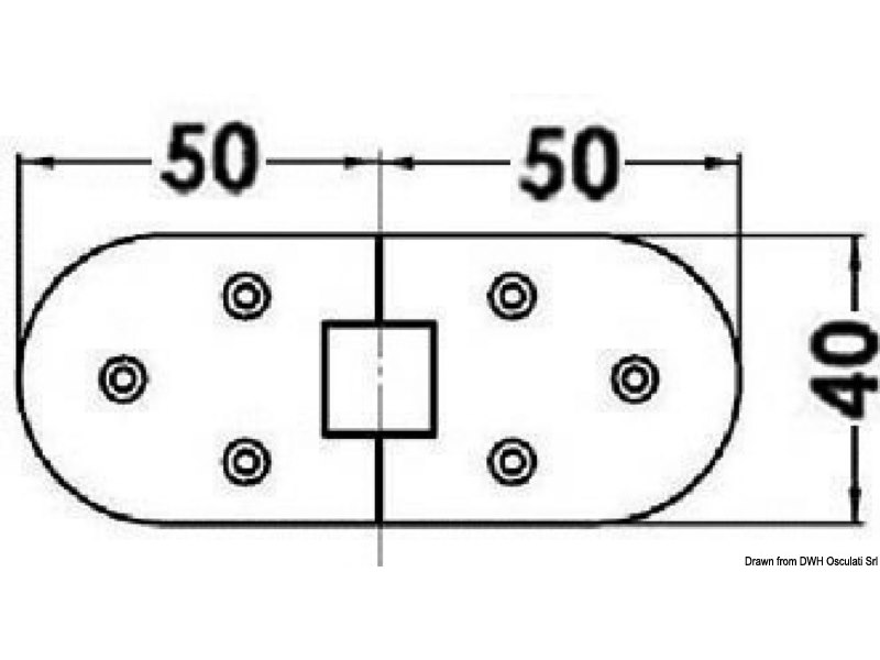 Cerniera di precisione microfuse, rotazione 180°