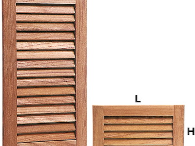 Griglie di areazione a persianetta ARC - spessore 18 mm