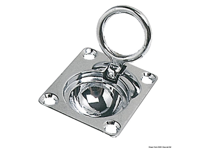 Maniglia per antine ottone cromato 