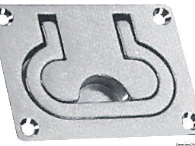 Maniglia alzapagliolo ottone cromato 