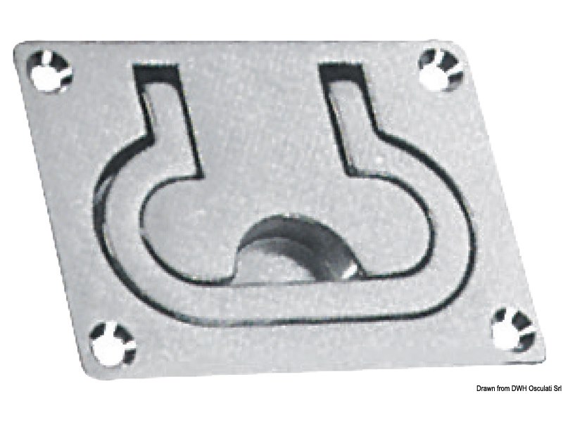 Maniglia alzapagliolo ottone cromato 