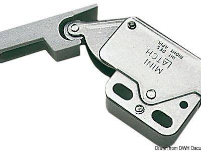 Chiusura scatto antine inox 