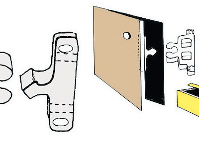 Nottolino a scatto nylon 