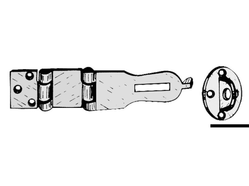 Cerniera a ribalta o.c.140x35 