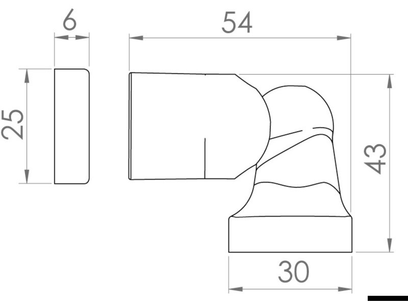 Fermaporte magnetico orientabile