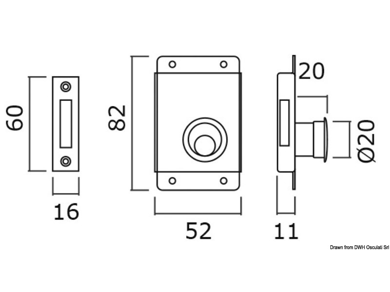 Serratura da accostare