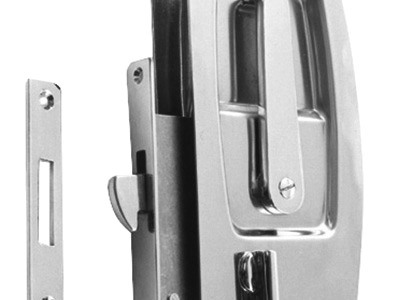 Serratura porte scorrevoli con blocco 