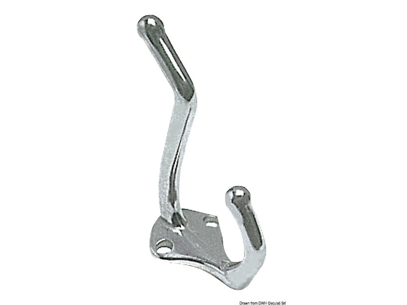 Appendiabito inox 40x26x70 mm 