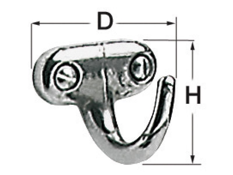 Gancio in fusione AISI 316