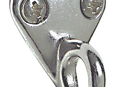 Piastrina inox 27x30 mm 