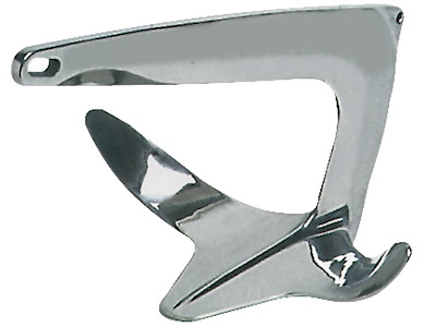 Ancora Trefoil® in acciaio inox AISI 316 lucidato a specchio